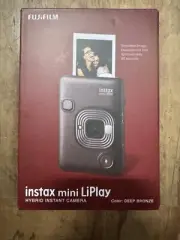 FujiFilm Instax Mini LiPlay (USB-C) Instant Camera - Deep Bronze