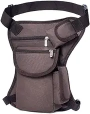 Outdoor multi-pocket waist leg bag military utility riding canvas mountaineering waist laptop leg bag motorcycle racing thigh bag