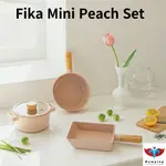 [NEOFLAM] NEOFLAM FIKA MINI PEACH 3 件套 3 件套 (小炒鍋 + 滾蛋鍋 + 16