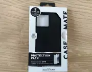 Case-Mate Black Case Protection Pack iPhone 13 Pro Max w/ Glass Screen Protector