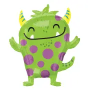 Happy Monster SuperShape Foil Balloon