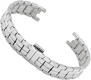 [WUTONGMU] Leather Watch band Fit For Tissot Fit For Flamenco 1853 T094210 T0842 Women's strap Waterproof Glossy Notched bracelet 12mm