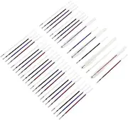 jojofuny 40Pcs Heat Erasable Pen Refills High Temperature Disappearing Ink for Sewing Quilting Dressmaking Premium Fabric Marker Pen Refills Easy Wipe Portable Sewing Accessories
