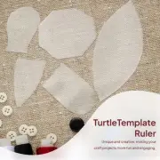 5Pcs Acrylic Quilting Template Rulers Turtle Template Ruler Set for Beginner