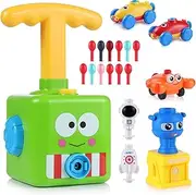 MOOKLIN ROAM Balloon Powered Launch Car, 19-in-1 Balloon Car Toy, Space Themed, Kid's Gift (Green)