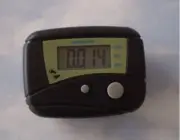 5x Mini Digital LCD Pedometer Run Jogging Step Walking Distance Counter- Black