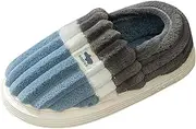 [Generic] Slippers Open Men Furry Couples Warm Toe Keep Flat Home Shoes Slipon Plush Winter Men's Slipper Mens Slippers 12/13