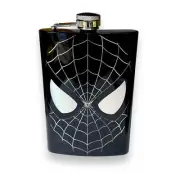 8oz BLACK I Can Do What a Spider Can Flask