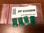 4 x Toner Reset Chip for Ricoh Aficio SP C435DN (SP C435A) Color Printer Refill