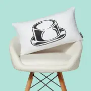 Monopoly Hat Rectangular Cushion