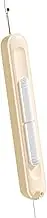 Compact Hand Sewing Needle and Thread Set for Travel Adopting Two in One Dual Head ABS 2-in-1 Needle and Thread Machine, White