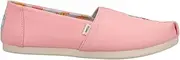 [TOMS] Womens Alpargata Embroidered Slip On Flats Casual - Pink - Size 9 B