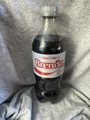 Share A Coke with Brenda 2025 Personalized Gift Coca Cola Bottle 20oz Diet Coke