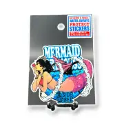 Quirky Fun Japan Sticker Sexy Beautiful Mermaid Princess B-Side Label