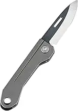 SW630 Mini Titanium Alloy Package Opener Knife, EDC Tiny 1.6 Inchs hang on a keychain, ultralight 0.26oz Portable Tool