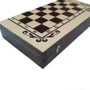 Sales Traditional Wooden Chess and Backgammon Board Handmade