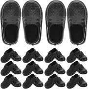 Generic Realistic Prince Shoes Set 20 Pieces Micro Tiny Shoes Fine Details for Dollhouse and Dress up Games