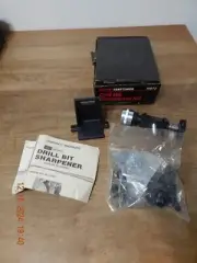 VINTAGE SEARS CRAFTSMAN DRILL BIT SHARPENER NUMBER 6672 & MANUAL Made in USA