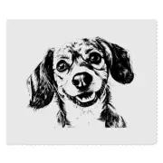 2 x 'Cute Beagle Dog' Microfibre Lens / Glasses Cleaning Cloths (LC00028874)