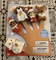 Elf On The Shelf Lumi Stella Finger Puppets Set of Five Marionettes Brand New