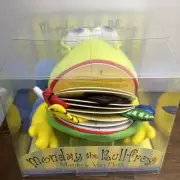 Monday the Bullfrog by Matthew Van Fleet Board Book Hand Puppet Plush Toy NEW