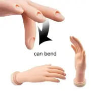 Soft Plastic Mannequin Hand for Manicure Training and Acrylic Practice