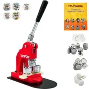 VEVOR Button Maker Machine, 25mm (1 inch) Badge Punch Press Kit, Children DIY...