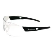 Ansell 23452 44 Magnum Safety Glasses - Black Frame, Clear Lens (12/BX) New