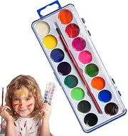 Watercolor Paint Set, Orbicular Watercolor Paint Set, Kids' Watercolor Paint, Multifunctional Watercolor Paint Set, Portable Watercolor Art Kit, Multi-Color Watercolor Paints