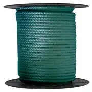 ANCHOR ROPE DOCK LINE 1/2" X 100' BRAIDED 100% FOREST GREEN MADE IN USA
