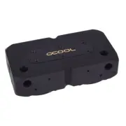 Alphacool Eisdecke Dual D5 Pump Top, Brass, Deep Black