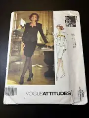 Vogue Sewing Pattern 1052 Vogue Attitude Designer Pattern 12,14,16