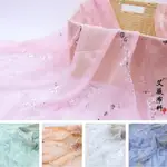 布料【仙鶴燙金】雪紡布料 漢服褙子大袖衫宋褲布料面料 一件半米