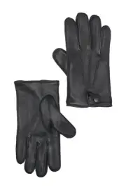 NEW MEN UGG METISEE TABBED VENT TECH SOFT STRETCH GENUINE LEATHER GLOVES X-LARGE
