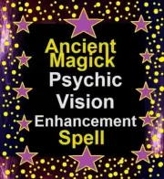 Psychic Vision Enhancement Spell - Single Casting - Pagan Magick Spells