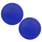 Pyrex 7403-PC 9" 10 Cup Cobalt Blue Round Lid 2PK for Sculptured Mixing Bowl