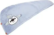 WRITWAA Cute Microfiber Hair Towel Wrap for Quick Drying Soft Absorbent Head Towel for Adults Lightweight Hair Drying Cap for Travel and Home Use