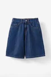 [Cotton On Kids] Cotton On Kids - Super Baggy Denim Jort - Mermaid midnight blue 7 MERMAID MIDNIGHT BLUE