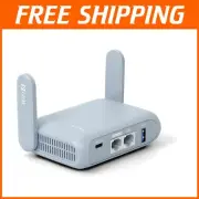 Portable Travel Router - Dual-Band Wi-Fi 6 with OpenVPN for Global Connectivity