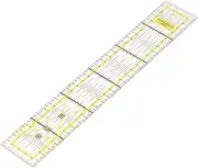 Quilting Ruler Patchwork Ruler Yellow DIY 5X30Cm Acrylic Fabric Ruler for Quilte