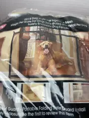 2018 Dog Gate Ingenious Mesh Pet Gate New OPEN PACKAGE