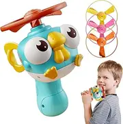 Flying Disc Launch Toy | Flying Saucer Launch Backyard Games - Interactive Outdoor Toys Catching with Spinners, Sports Outside Games for Kids Ages Over 3