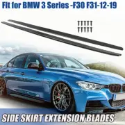 Side Skirt Sill Extension Lip Splitter Gloss Black Fits BMW F30 3 Series 12-18 (for: BMW)