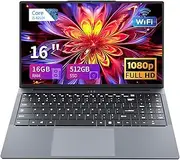Gaming Laptop, Laptop Intel Core i5 Up to 3.60GHZ, 16 Inch Laptops Computer 16GB RAM 512GB SSD Windows 11 Pro Traditional Laptops FHD IPS Display Backlit Keyboard Notebook Computer 180 Angle Opening