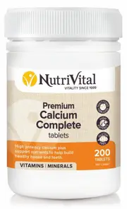 Nutrivital Premium Calcium Complete | 200 tablets