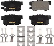 [Goodyear] Brakes GYD537 | Ceramic Rear Brake Pads fit Acura CL 99-97, CSX 10-06, ILX 20-13, Legend 90-87, RSX 06-02, TL 99-95, TSX 08-04, Vigor 94-92; Honda Accord 07-91 & More - See Applications Below