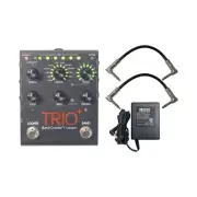Digitech Trio+ Band Creator + Looper w/ Patch Cables and Power Supply Gray