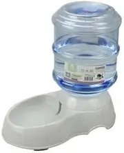 Automatic Pet Dog Cat Water Food Feeder Bowl Bottle Puppy Dispenser Plastic (Water, 3.5L)
