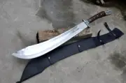 Custom Handmade Carbon Steel Blade Dao Machete Sword | Hunting Sword | Camping