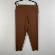 OFFLINE By Aerie Goals Lasercut Legging Size XXL Brown 7/8 Hi Rise
